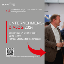 Der Unternehmensdialog 2024 findet am 17. Oktober statt.