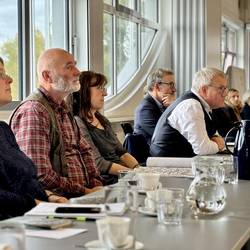 An dem Treffen zur Entwicklung des KlosterPilgerWanderWegs nahm auch Landrat Götz Ulrich teil.