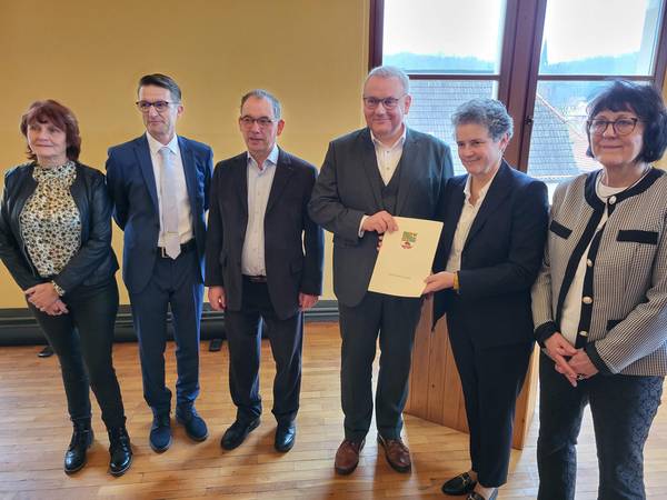 Fördermittelübergabe im Rathaus Eckartsberga