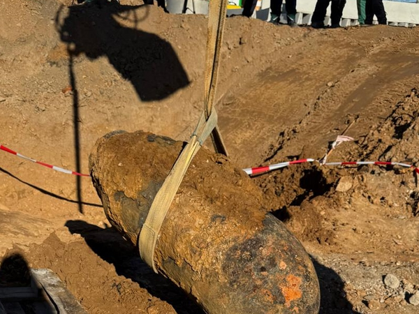 Die Weltkriegsbombe wurde erfolgreich entschärft.